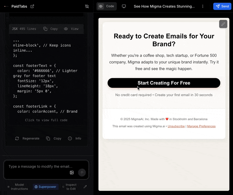 Introducing Migma v1.03 — Live Visual Edit for Emails