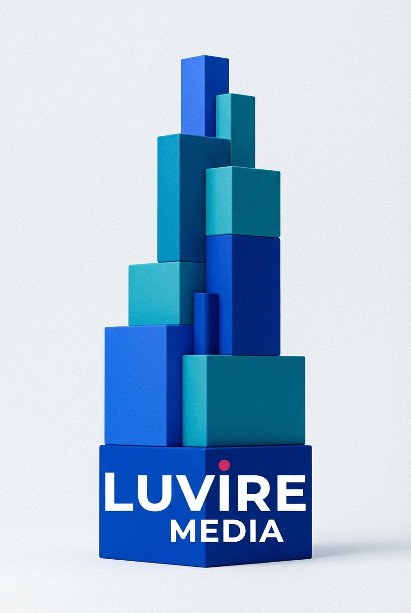 Abstract graphic representing building a business credit stack and scaling operations