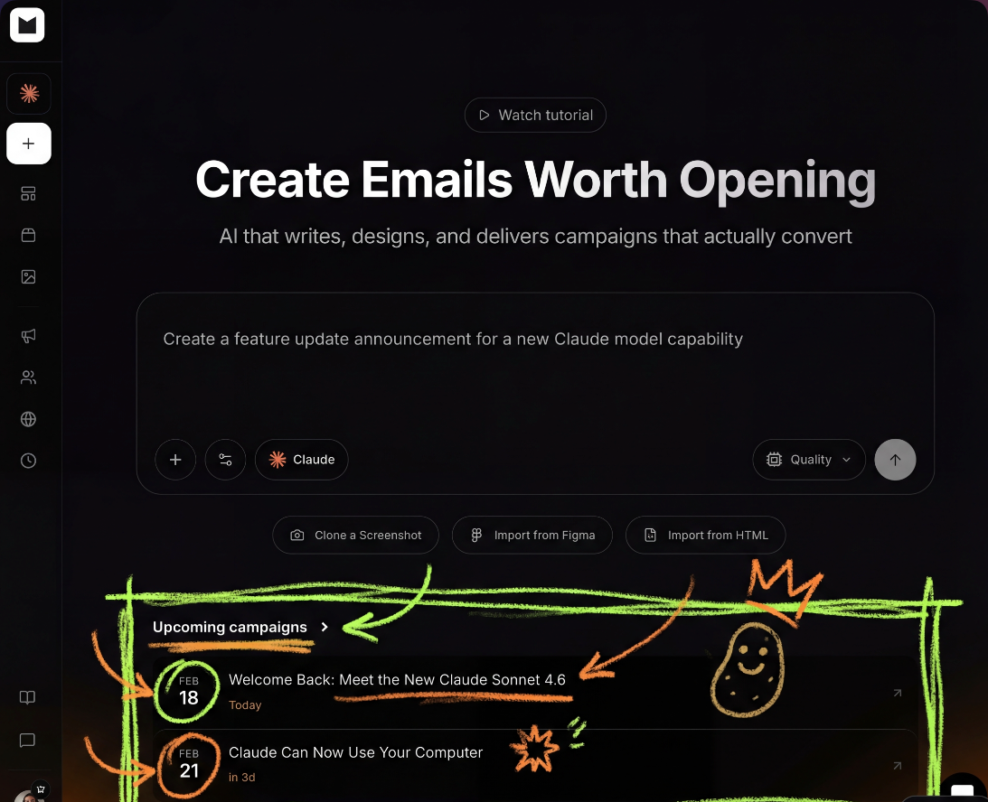 Daily calendar reminder email
