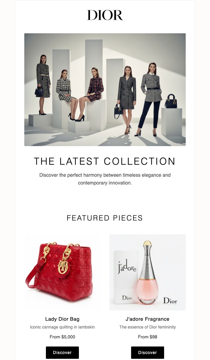 Welcome Series Email - Featured email template