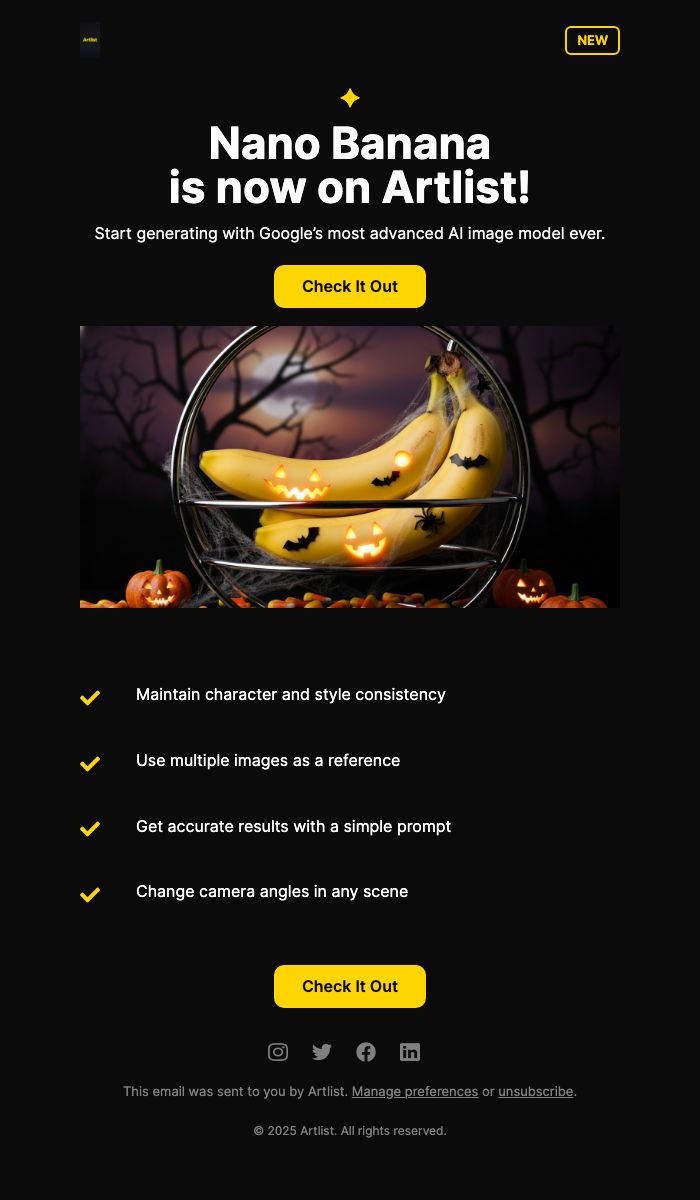 Modern Newsletter Design - Featured email template