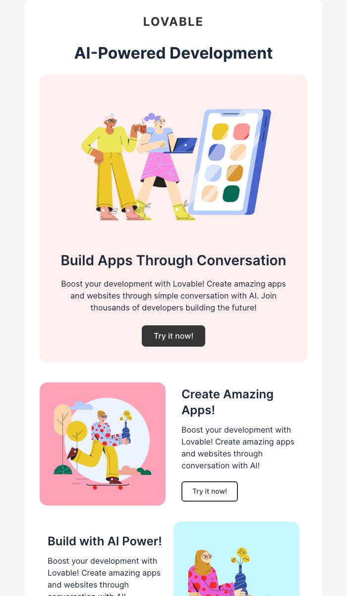 Brand Announcement - Featured email template